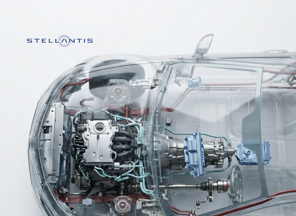 Animazione 3D tecnica automotive per Tech Day Stellantis