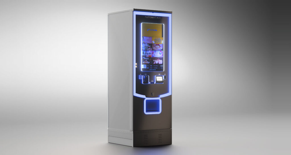 3D rendering of product, Automoka, three-quarter position