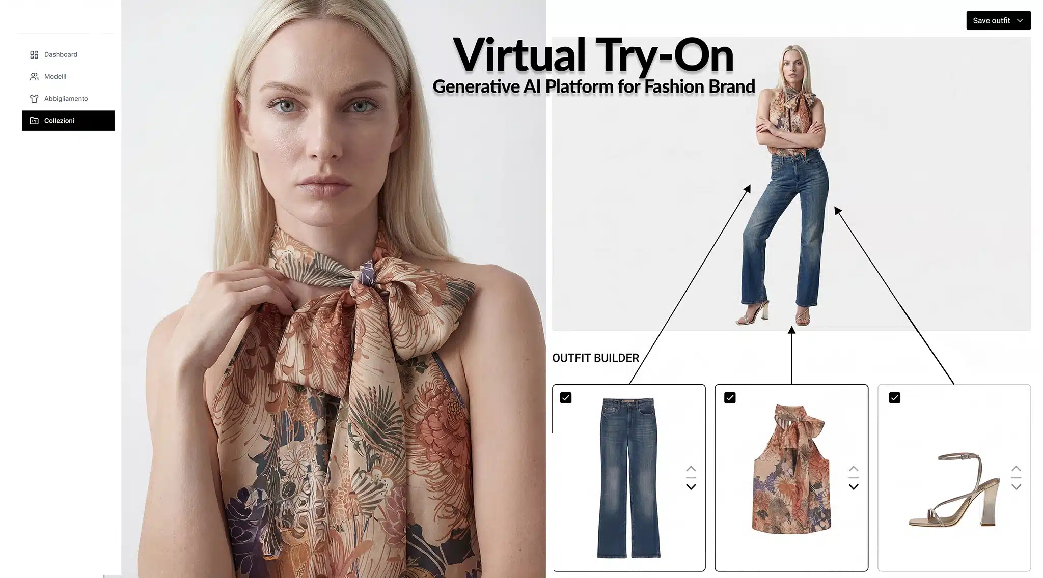 Fashion AI and digital outfit visualization