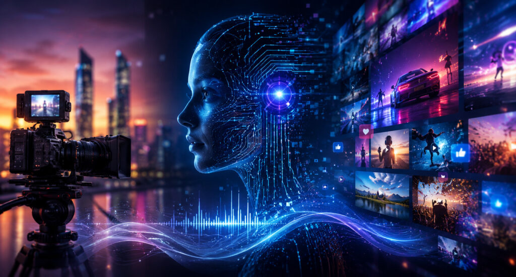 Video AI con audio nativo: intelligenza artificiale generativa per la creazione di spot pubblicitari, video social e contenuti audiovisivi immersivi nel 2026.
