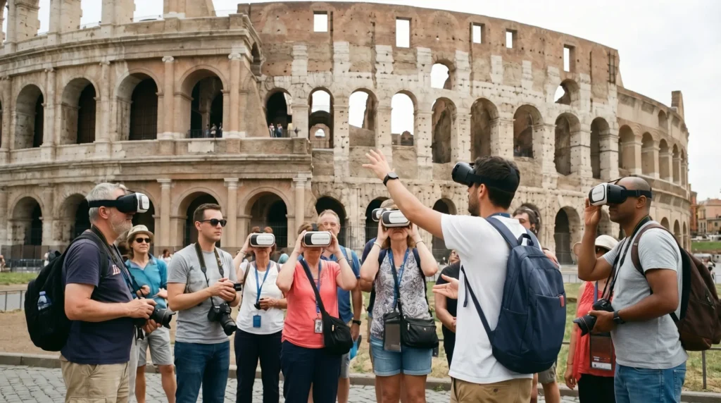 Esperienza di tour VR con guida AI interattiva per la valorizzazione del patrimonio culturale