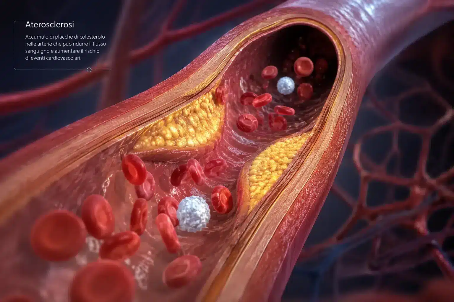Rendering 3D medicale per spiegare anatomia e procedure.