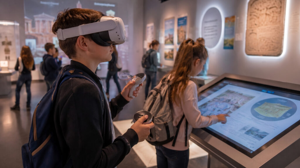 Esperienze educational Realtà virtuale Esperienze educational interattive in realtà virtuale per apprendimento attivo, esplorazione e problem solving