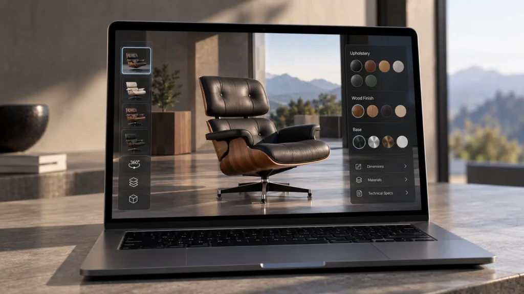 Configuratore 3D di prodotto per aziende